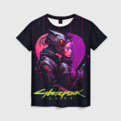 Женская футболка Cyberpunk - cyberlove