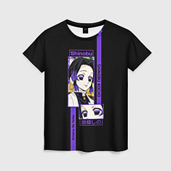 Женская футболка Шинобу Кочо: Клинок, рассекающий демонов