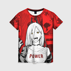 Женская футболка Chainsaw Man: Power