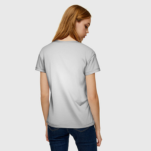Женская футболка Роблокс Гигачад лицо / 3D-принт – фото 4