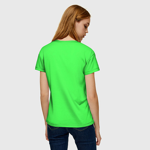 Женская футболка Человек - бензопила Пауэр в крови / 3D-принт – фото 4