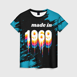 Женская футболка Made in 1969: liquid art