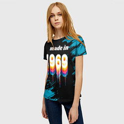Футболка женская Made in 1969: liquid art, цвет: 3D-принт — фото 2