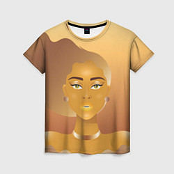 Женская футболка Golden girl