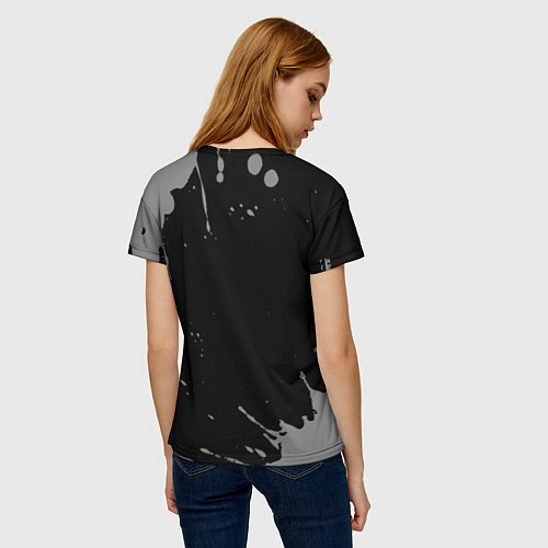 Женская футболка Гимнаст с очень большой буквы на темном фоне / 3D-принт – фото 4