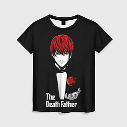Женская футболка Кира аниме - Смертный отец
