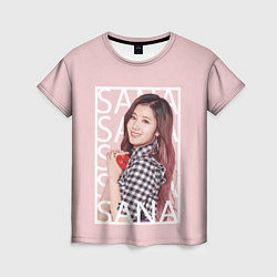 Женская футболка Сана Twice