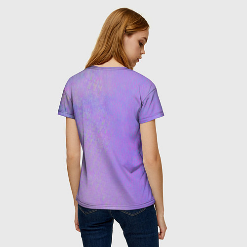 Женская футболка Уэнсдэй неон / 3D-принт – фото 4