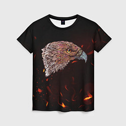 Женская футболка Узорчатый Орел