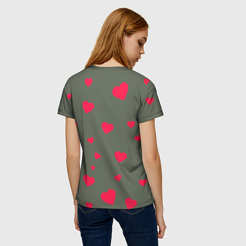 Женская футболка Влюбленный инопланетянин / 3D-принт – фото 4