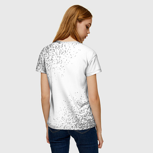 Женская футболка Рестлер с очень большой буквы на светлом фоне / 3D-принт – фото 4