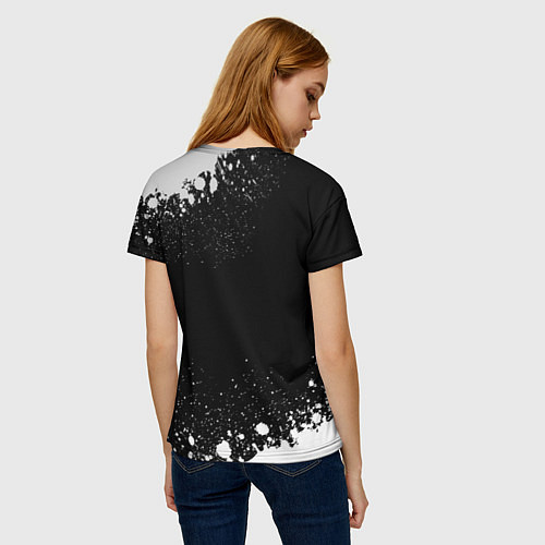 Женская футболка Борец и этим все сказано: на темном / 3D-принт – фото 4