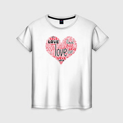 Женская футболка День влюбленных