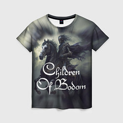 Женская футболка Children of Bodom on horseback