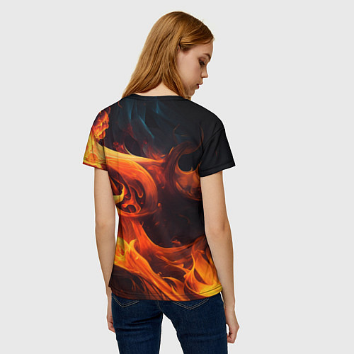 Женская футболка Wraith King and Gueen of Pain / 3D-принт – фото 4