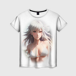 Женская футболка Аниме девушка красивая