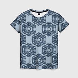 Женская футболка Снежинка в форме многоугольника