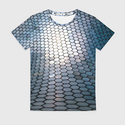 Женская футболка Кольчуга доспехи среднивековья