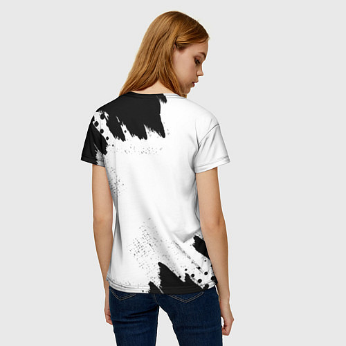 Женская футболка Девушка рестлер - определение на светлом фоне / 3D-принт – фото 4