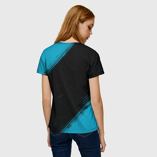 Женская футболка Made in 2001: vintage art / 3D-принт – фото 4