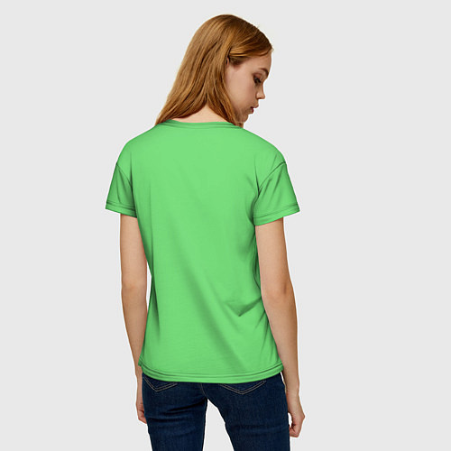 Женская футболка Табличка жмот / 3D-принт – фото 4