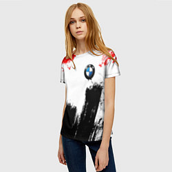 Футболка женская BMW art, цвет: 3D-принт — фото 2