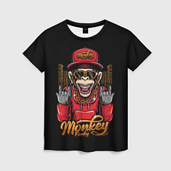 Женская футболка Monkey Funky
