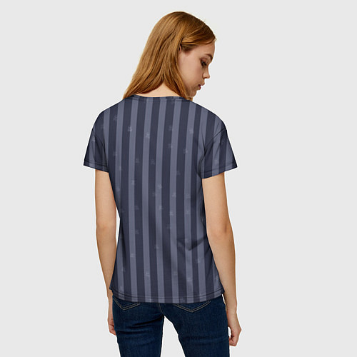 Женская футболка Уэнсдей Аддамс - темная сторона окна / 3D-принт – фото 4