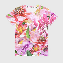Женская футболка Цветочный рай