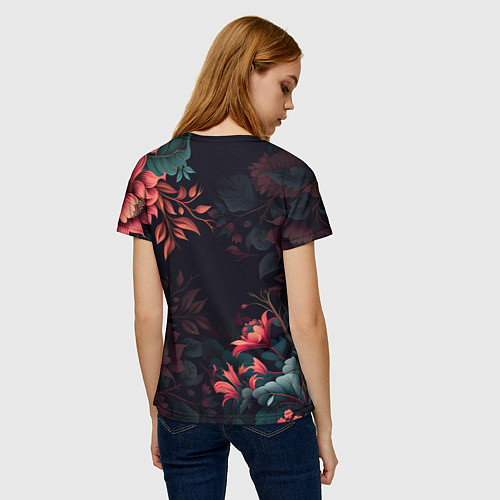 Женская футболка Cамая прекрасная Наталья / 3D-принт – фото 4