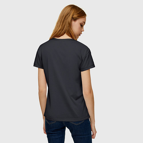 Женская футболка Сова на ветке, портрет / 3D-принт – фото 4