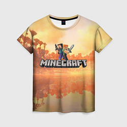 Женская футболка Стив Майнкрафт Minecraft