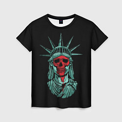 Женская футболка Свобода мертва