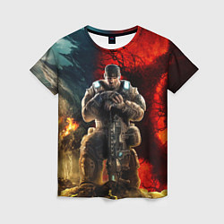 Женская футболка Gears of War Маркус Феникс