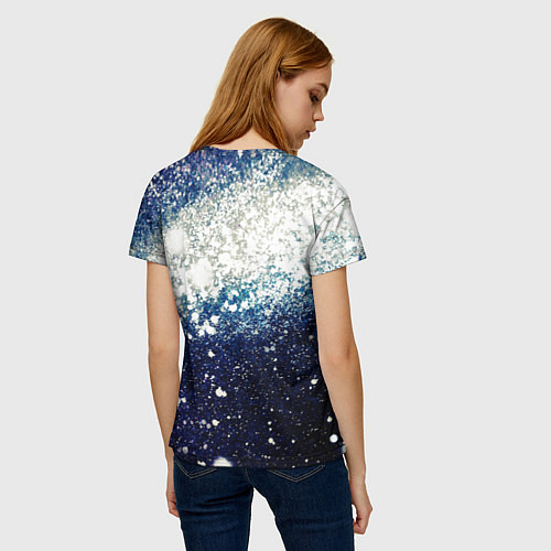 Женская футболка Необъятные просторы вселенной / 3D-принт – фото 4