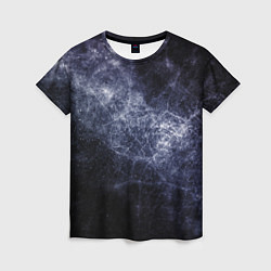 Женская футболка Замерзающая галактика