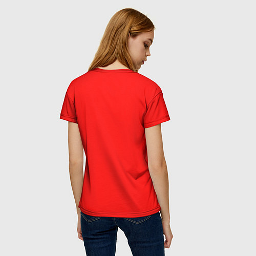 Женская футболка Стикер Тэхен / 3D-принт – фото 4