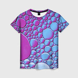 Женская футболка Масляные пузыри