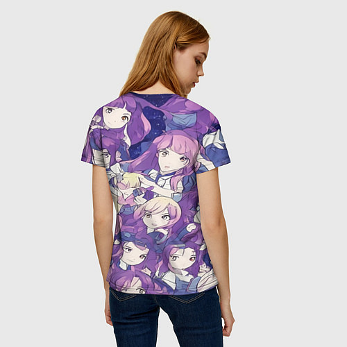 Женская футболка Японские девушки в стиле анимэ / 3D-принт – фото 4