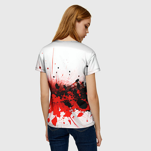 Женская футболка Человек-Бензопила: Денжи / 3D-принт – фото 4