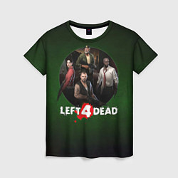 Женская футболка Left 4 dead команда