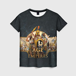 Женская футболка Age of Empires Эпоха империй