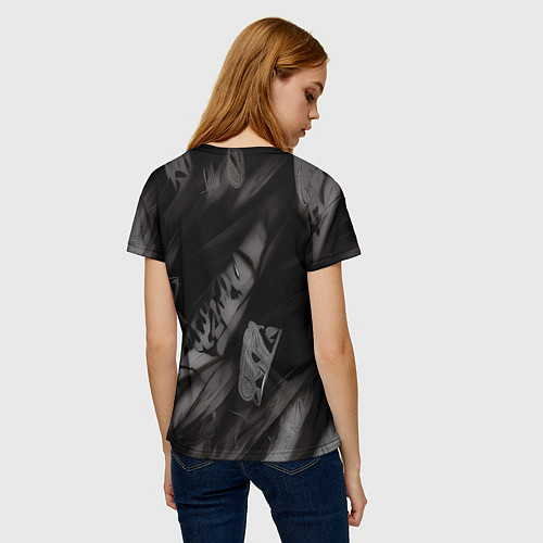 Женская футболка Человек-Бензопила: Пауэр / 3D-принт – фото 4