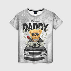 Футболка женская The sugar Daddy Bear, цвет: 3D-принт