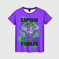 Женская футболка Капитан Фиддлс