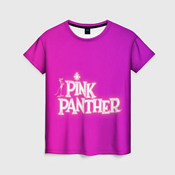 Женская футболка Pink panther