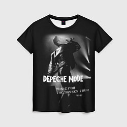 Женская футболка Depeche Mode - Music for the Masses tour