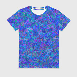 Женская футболка Разводы масла на воде