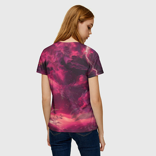 Женская футболка Метка хаоса Слаанеш / 3D-принт – фото 4