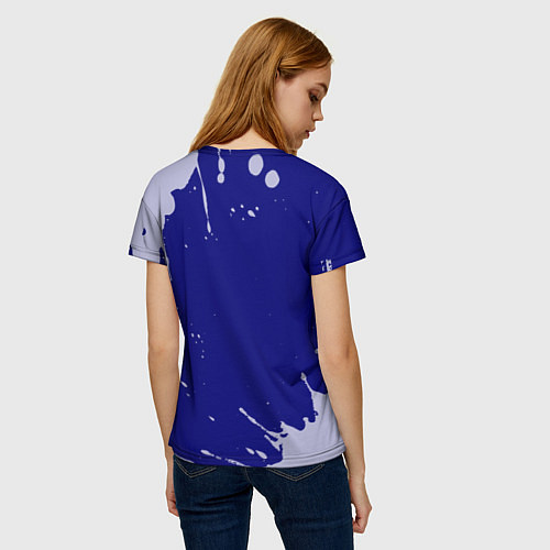 Женская футболка Поля панда с сердечком / 3D-принт – фото 4